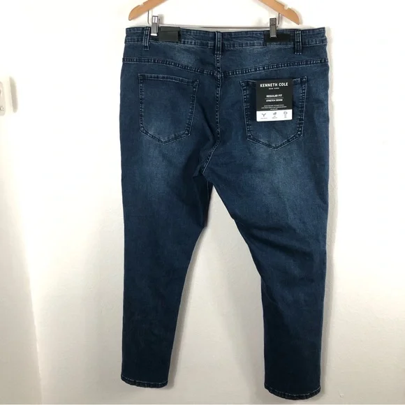 Kenneth Cole Today is your day SLIM-FIT RECYCLED STRETCH DENIM JEANS Size 44X30 - Picture 9 of 12